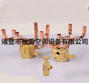 黃銅五進五出集水頭 空調配件